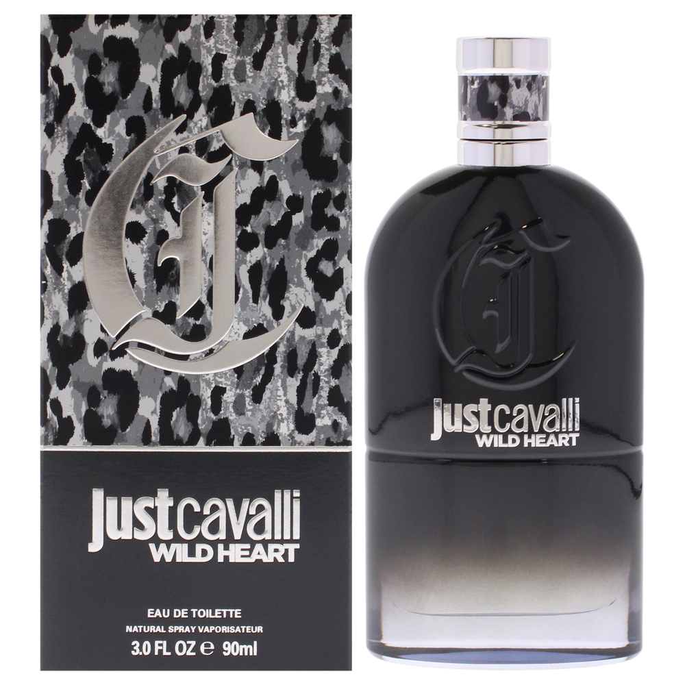 Just Cavalli Wild Heart by Roberto Cavalli for Men - 3 oz EDT Spray